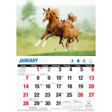 Darrahopens Home & Garden > Home Office Accessories Horses - 2024 Rectangle Wall Calendar 16 Months Animal Planner New Year Gift