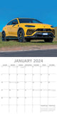 Darrahopens Home & Garden > Home Office Accessories Lamborghini - 2024 Square Wall Calendar 16 Month Planner Christmas New Year Gift