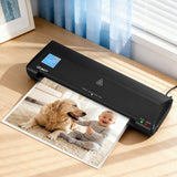 Darrahopens Home & Garden > Home Office Accessories > Laminators Devanti A3 Laminator Machine, Hot & Cold Thermal Fast Lamination Anti-Jam Laminator for Office School Home Document Photo Card Handmade A3 A4 A5 A6, Black