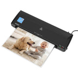 Darrahopens Home & Garden > Home Office Accessories > Laminators Devanti A3 Laminator Machine, Hot & Cold Thermal Fast Lamination Anti-Jam Laminator for Office School Home Document Photo Card Handmade A3 A4 A5 A6, Black