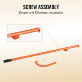 Darrahopens Home & Garden > Home Office Accessories > Laminators VEVOR Cant Hook Tool, 46.5 in, Heavy Duty Steel Log Roller, Log Lifter Timber Jack 32" Dia Logs, Forestry Logging Tools, Dual Function Log Handler for Rolling and Clamping Logs