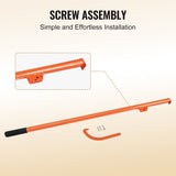 Darrahopens Home & Garden > Home Office Accessories > Laminators VEVOR Cant Hook Tool, 59 in, Heavy Duty Steel Log Roller, Log Lifter Timber Jack for Max 32" Dia Logs, Forestry Logging Tools, Dual Function Log Handler for Rolling and Clamping Logs