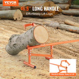 Darrahopens Home & Garden > Home Office Accessories > Laminators VEVOR Timberjack, 46.5 in, Heavy Duty Steel Log Lifter, Log Roller with Adjustable Cant Hook, Logging Tools Log Jack for Logs Ups to 15" Dia, Timber Jack for Rolling Cutting Lifting Logs