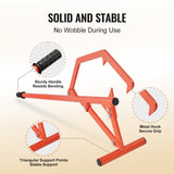 Darrahopens Home & Garden > Home Office Accessories > Laminators VEVOR Timberjack, 46.5 in, Heavy Duty Steel Log Roller, Log Lifter with Adjustable Cant Hook, Logging Tools Log Jack for Logs Ups to 25" Dia, Timber Jack for Rolling Cutting and Lifting Logs