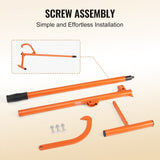 Darrahopens Home & Garden > Home Office Accessories > Laminators VEVOR Timberjack, 48 in, Heavy Duty Log Lifter with Metal Handle, Log Roller with Adjustable Cant Hook, Logging Tools Log Jack for Logs Ups to 15" Dia, Timber Jack for Rolling Cutting Lifting Logs