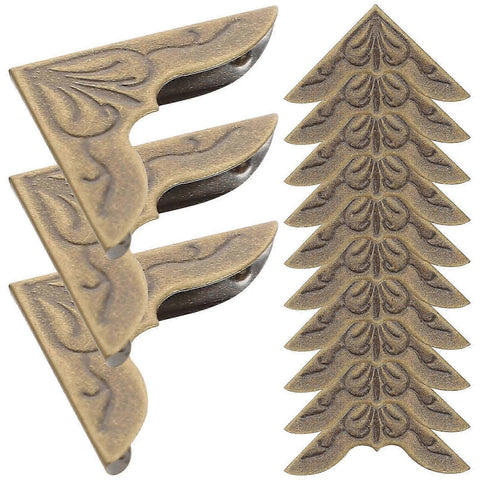 Darrahopens Home & Garden > Home Office Accessories > Paper Products 30pcs Retro Metal Book Corner Protectors - Decorative Page Guards for Albums & Journals