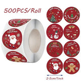 Darrahopens Home & Garden > Home Office Accessories > Paper Products Stickers - 500 sheets - Christmas stickers - Label stickers - Gift stickers - Self-adhesive gift labels, DIY sealing stickers