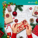 Darrahopens Home & Garden > Home Office Accessories > Paper Products Stickers - 500 sheets - Christmas stickers - Label stickers - Gift stickers - Self-adhesive gift labels, DIY sealing stickers