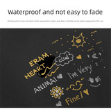 Darrahopens Home & Garden > Home Office Accessories > Pens & Pencils 12 Colour Oil Based Paint Marker Pens Set 3.0mm Medium Tip Waterproof Permanent Ink for Rock Painting Metal Glass Rubber Tyres Wood DIY Art