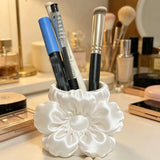 Darrahopens Home & Garden > Home Office Accessories > Pens & Pencils 3D printed silk flower pen holder, white silk