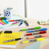 Darrahopens Home & Garden > Home Office Accessories > Pens & Pencils BiC Intensity Permanent Markers - 1 Pack of 12 - Assorted Colours