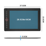 Darrahopens Home & Garden > Home Office Accessories > Pens & Pencils Digital Graphics Tablet Drawing Pad 8192 Levels Large Working Area 285x180mm Compatible with Win/MacOS Support PC/Mobile for Drawing Designing Teaching