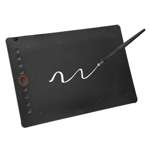 Darrahopens Home & Garden > Home Office Accessories > Pens & Pencils Digital Graphics Tablet Drawing Pad 8192 Levels Large Working Area 285x180mm Compatible with Win/MacOS Support PC/Mobile for Drawing Designing Teaching