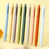 Darrahopens Home & Garden > Home Office Accessories > Pens & Pencils Gel Pen for Kids Students Adults Black Ink Medium Point Pressing Retractable Smooth Writing Pen for Journaling Note Taking Cute Office School Supplies Tawny In Australia - Darrahopens