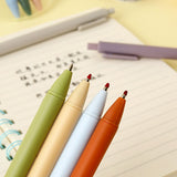 Darrahopens Home & Garden > Home Office Accessories > Pens & Pencils Gel Pen for Kids Students Adults Black Ink Medium Point Pressing Retractable Smooth Writing Pen for Journaling Note Taking Cute Office School Supplies Tawny In Australia - Darrahopens