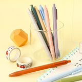Darrahopens Home & Garden > Home Office Accessories > Pens & Pencils Gel Pen for Kids Students Adults Black Ink Medium Point Pressing Retractable Smooth Writing Pen for Journaling Note Taking Cute Office School Supplies Tawny In Australia - Darrahopens