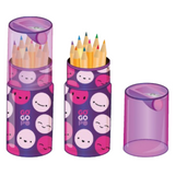 Darrahopens Home & Garden > Home Office Accessories > Pens & Pencils GoGoPo 12 Pencils in Tube Colour Pencils Art Craft Case Sharpener Gift