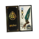 Darrahopens Home & Garden > Home Office Accessories > Pens & Pencils Harry Potter Vintage Feather Dip Pen Writing Set with ink Calligraphy Quill Pen Gifts - NAVY BLUE