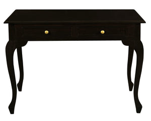 Darrahopens Home & Garden > Home Office Accessories Queen Anne 2 Drawer Desk (Chocolate)