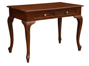 Darrahopens Home & Garden > Home Office Accessories Queen Anne 2 Drawer Desk (Mahogany)
