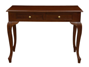 Darrahopens Home & Garden > Home Office Accessories Queen Anne 2 Drawer Desk (Mahogany)