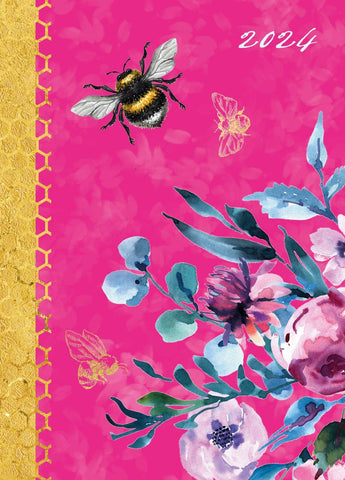 Darrahopens Home & Garden > Home Office Accessories Queen Bee - 2024 Premium A6 Flexi Pocket Diary Planner Christmas New Year Gift