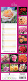 Darrahopens Home & Garden > Home Office Accessories Roses - 2024 Slimline Slim Wall Calendar Hanging Planner New Year Gift