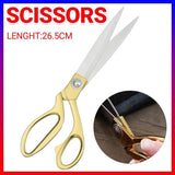 Darrahopens Home & Garden > Home Office Accessories > Scissors 10.5inch Scissors Tailor Dressmaking Sewing Cutting Trimming Fabric Cutting Shear