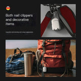 Darrahopens Home & Garden > Home Office Accessories > Scissors So he carried folding nail clippers-Titanium Gray Get Rich