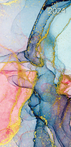 Darrahopens Home & Garden > Home Office Accessories Serenity - 2024 Flexi Pocket Diary Premium Planner Christmas Xmas New Year Gift