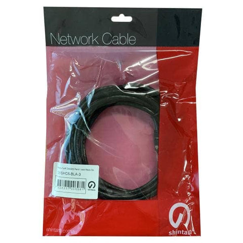darrahopens Home & Garden > Home Office Accessories Shintaro Cat6 24 AWG Patch Lead Black 20m