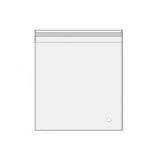 Darrahopens Home & Garden > Home Office Accessories > Shipping Supplies 100Pcs Self-Adhesive Clear Opp Cellophane Bags with Air Hole - 8*10+3cm