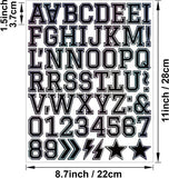 Darrahopens Home & Garden > Home Office Accessories > Shipping Supplies Letter stickers - 10-sheet vinyl letter stickers - 1.5-inch self-adhesive alphabet and number stickers - waterproof - suitable for mailboxes, windows, doors, cars, boats, house numbers (Style A)