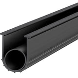 Darrahopens Home & Garden > Home Office Accessories > Shipping Supplies VEVOR Garage Door Seals Bottom Rubber, U Shape +O Ring Combination Garage Door Bottom Weather Seal, 16ft Weatherproofing Garage Door Seal, 5/16 inch T-ends and 3 3/4 inch Width, for Doors, Black