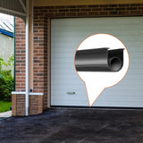 Darrahopens Home & Garden > Home Office Accessories > Shipping Supplies VEVOR Garage Door Seals Bottom Rubber, U Shape +O Ring Combination Garage Door Bottom Weather Seal, 16ft Weatherproofing Garage Door Seal, 5/16 inch T-ends and 3 3/4 inch Width, for Doors, Black