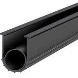 Darrahopens Home & Garden > Home Office Accessories > Shipping Supplies VEVOR Garage Door Seals Bottom Rubber, U Shape +O Ring Combination Garage Door Bottom Weather Seal, 20ft Weatherproofing Garage Door Seal, 5/16 inch T-ends and 3 3/4 inch Width, for Doors, Black