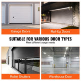Darrahopens Home & Garden > Home Office Accessories > Shipping Supplies VEVOR Garage Door Seals Bottom Rubber, U Shape +O Ring Combination Garage Door Bottom Weather Seal, 20ft Weatherproofing Garage Door Seal, 5/16 inch T-ends and 3 3/4 inch Width, for Doors, Black