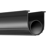 Darrahopens Home & Garden > Home Office Accessories > Shipping Supplies VEVOR Garage Door Seals Bottom Rubber, U Shape +O Ring Combination Garage Door Bottom Weather Seal, 20ft Weatherproofing Garage Door Seal, 5/16 inch T-ends and 3 3/4 inch Width, for Doors, Black