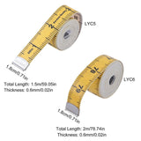 Darrahopens Home & Garden > Home Office Accessories > Tape & Dispensers 2 Pack Sewing Tape Measures 60inch Double Scale Soft Cloth Measuring Tape