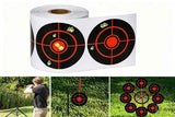 250X/Roll Shooting Target Self Adhesive Targets Splatter Reactive Target Sticker