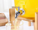 Darrahopens Home & Garden > Home Office Accessories > Tape & Dispensers CARLA HOME 5L Glass Drink Dispenser with Metal Stand, Wide Mouth Beverage Jar & Stainless Steel Tap for Lemonade, Iced Tea, Water & Fruit-Infused Drinks