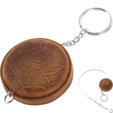 Darrahopens Home & Garden > Home Office Accessories > Tape & Dispensers Mini Retractable Tape Measure Vintage Measuring Tape with Keychain Portable