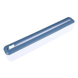 Darrahopens Home & Garden > Home Office Accessories > Tape & Dispensers Reusable Cling Film Dispenser Magnetic Refillable Plastic Wrap Dispenser with Cutter Magnetic Stripe White Blue In Australia - Darrahopens