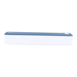 Darrahopens Home & Garden > Home Office Accessories > Tape & Dispensers Reusable Cling Film Dispenser Magnetic Refillable Plastic Wrap Dispenser with Cutter Magnetic Stripe White Blue In Australia - Darrahopens