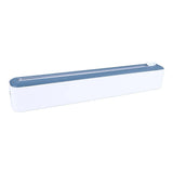 Darrahopens Home & Garden > Home Office Accessories > Tape & Dispensers Reusable Cling Film Dispenser Magnetic Refillable Plastic Wrap Dispenser with Cutter Magnetic Stripe White Blue In Australia - Darrahopens