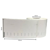 Darrahopens Home & Garden > Home Office Accessories Tooleroo 50 Rolls x 300 Thermal Labels 59mmx102mm - White Shipping Stickers