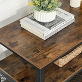 Darrahopens Home & Garden Industrial TV Cabinet Sturdy Wooden Entertainment Unit