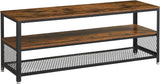 Darrahopens Home & Garden Industrial TV Stand 60 Inches, Rustic Brown