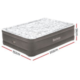 Darrahopens Home & Garden > Inflatable Mattress Bestway Air Mattress Bed Single Size Inflatable Flocked Camping Beds 56CM