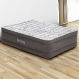 Darrahopens Home & Garden > Inflatable Mattress Bestway Air Mattress Bed Single Size Inflatable Flocked Camping Beds 56CM